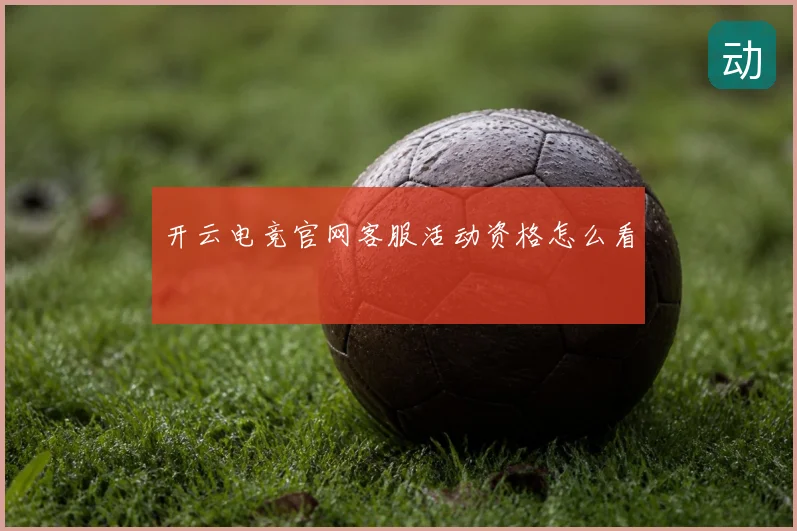 开云电竞官网客服活动资格怎么看
